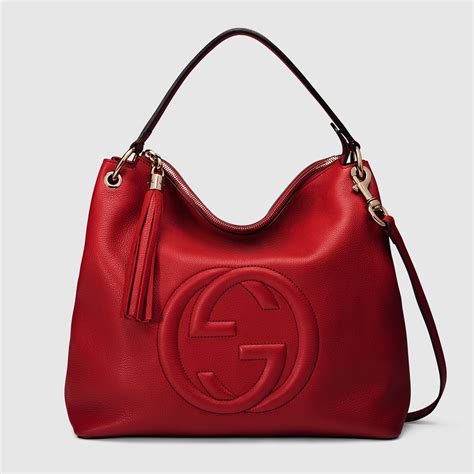 gucci handbag leather|gucci leather handbags outlet.